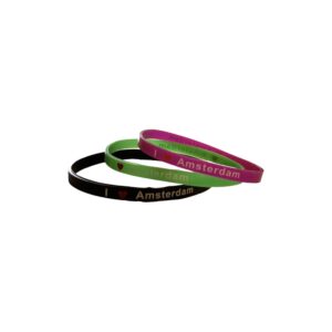 Bracelet Amsterdam, thin 3 colours