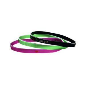 Bracelet Brussels, thin 3 colours