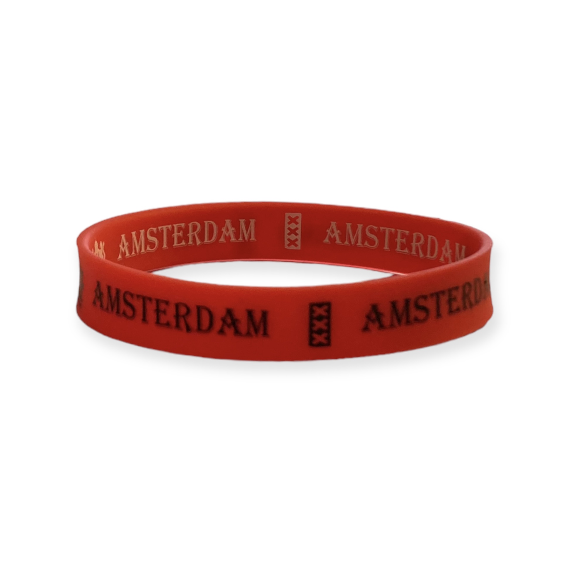 Bracelet Amsterdam 2 sides written