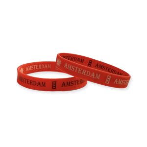 Bracelet Amsterdam 2 sides written