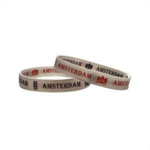 Bracelet Amsterdam 2 sides written
