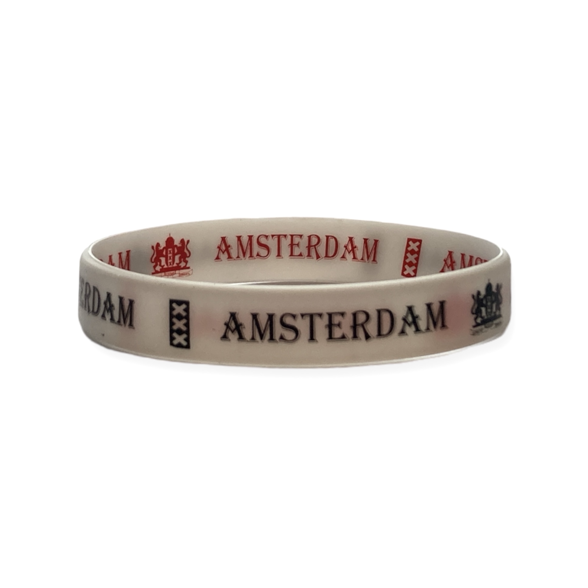 Bracelet Amsterdam 2 sides written